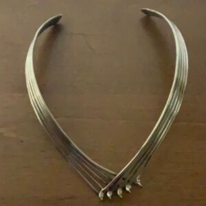 VINTAGE Elegant Sterling Silver Women's Necklace